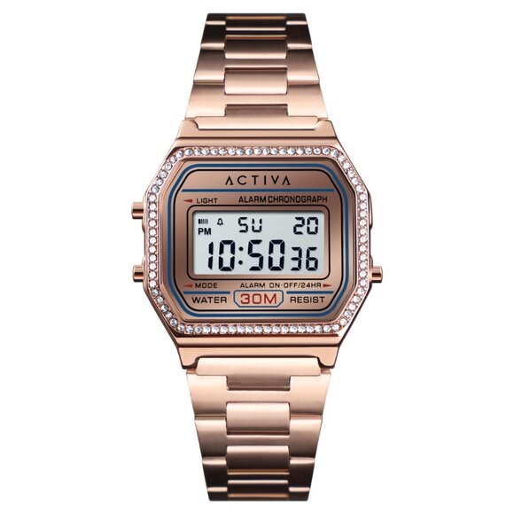 Activa Vintage X Invicta Women\'s Digital Watch - 37mm, Rose Gold (ACW1474-001) main image 4